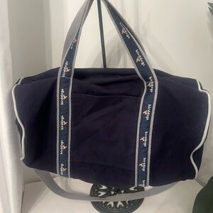 Birddog Navy Blue Travel Bag with Gray Accents